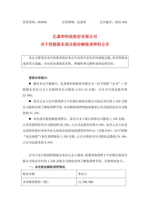 深圳劲嘉集团：股东部分股份解除冻结及质押的公告