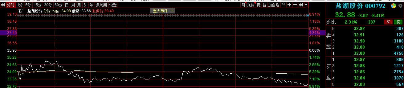 盐湖股份龙虎榜资金流向_盐湖股份估值_盐湖股份复牌后股价走势